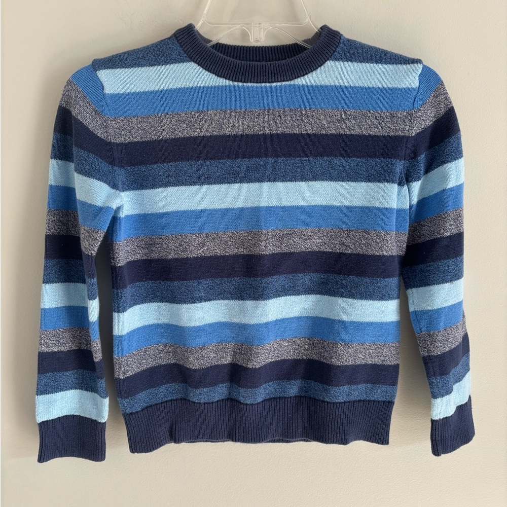 Gap Kids Boys Crew Neck Striped Sweater Size Medium - 8